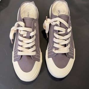 Stylish Womens Canvas Sneakers Slip On Mules